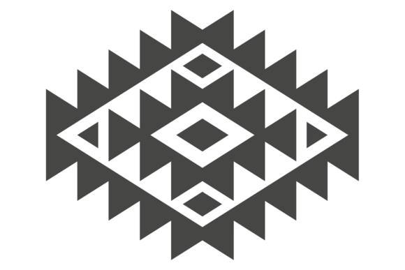 Ancient Aztec Motif Black Logo: Graphics & Illustrations Review