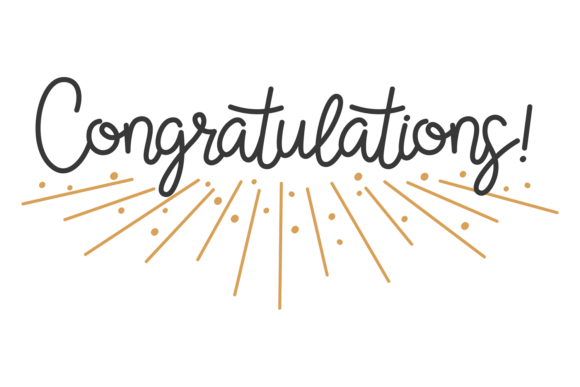 Congratulation Hand Drawn Word: Graphics & Illustration Review